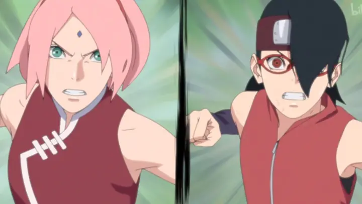 [MAD]Bloody cuts of Sakura&Sarada in <Naruto>