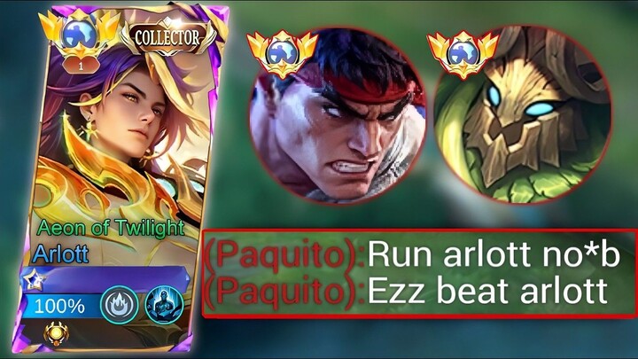 GLOBAL ARLOTT’S SECRET BUILD TO DESTROY THESE ANNOYING META FIGHTERS & TANKS! - MLBB