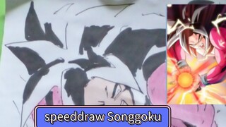 Speeddraw songgoku part 1