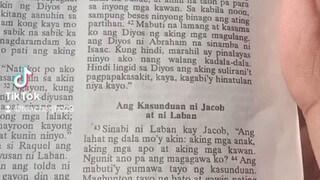 Pang Araw Araw na Talata.                           Genesis 31:43-44