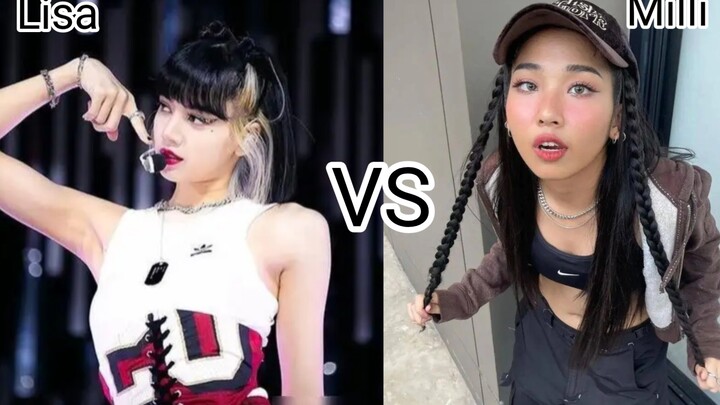 مقارنة قوية بين رابرتين شهيرتين من تايلاند: ليزا وميلي! أداء الراب عند كلتيهما قوي جدًا، أنصحكم بمشا