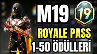 M19 ROYALE PASS ÖDÜLLERİ | 1-50 LEVEL ROYALE PASS ÖDÜLLERİ | C4S10 ÖDÜLLERİ | 2.4 | PUBG MOBILE