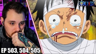 "I still have my friends" || One Piece Episode 503, 504 & 505 REACTION + REVIEW