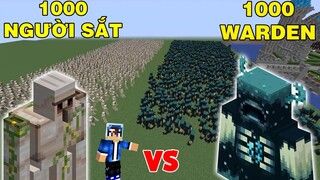 Khi Đội Quân Golem Chiến Đấu Với WarDen Điều Gì Sẽ Xảy Ra | Trong MINECRAFT PE !!