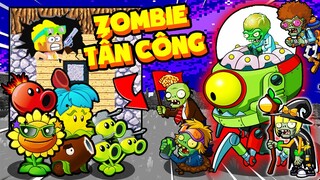 MRVIT THỬ THÁCH BẢO VỆ NHÀ AN TOÀN CHỐNG NGƯỜI MÁY ZOMBIE KHỔNG LỒ TẤN CÔNG TRONG MINI WORLD !!!