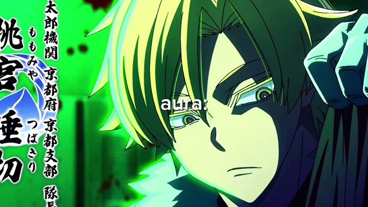 new character! tsubakiri momomiya aura farming☠️🔥 #tougenanki #anime #tsubakirimomomiya #animemomen