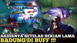 Akhirnya Badang setelah sekian lama di buff auto jadi fighter terbadung ini