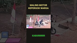 MALING MOTOR KETAHUAN PEMILIKNYA #shorts