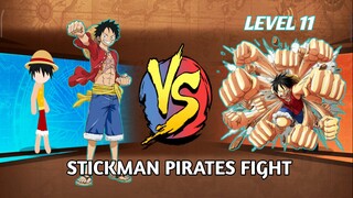 makin sulit di level 11 '`sudah mau tamat   | STICKMAN PIRATES FIGHT