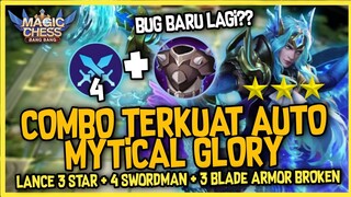 COMBO TERKUAT MAGIC CHESS SAAT INI ! LANCE 3 STAR + 4 SWORDMAN + 3 BLADE ARMOR ! MAGIC CHESS