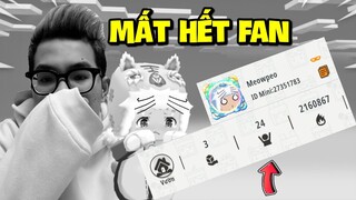 MEOWPEO ĐAU KHỔ KHI MẤT HẾT FAN THEO DÕI TRONG MINI WORLD VÀ CÁI KẾT BUỒN