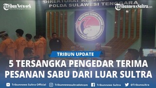 Polda Sulawesi Tenggara Ungkap Peredaran 1 Kg Sabu Jaringan Aceh dan Medan, 5 Tersangka Diamankan