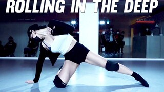 [This is so wild and exciting] Fair-skinned beauty Suzy Hong's hot and sexy jazz dance to Adele's "R