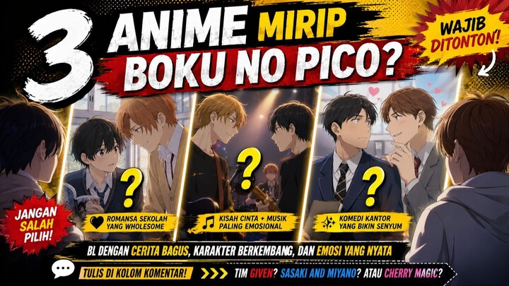 Rekomendasi 3 Anime Mirip Boku No Pico Yang Jarang Orang Tau!
