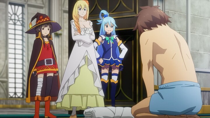 The size of the holy sword has already been seen, why are you shy? Devil Kazuma? ! ! !