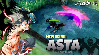 Skin Terbaru!! Asta, Ada Mode Iblis nya🤔🤯⁉️[BLACK CLOVER X MLBB]