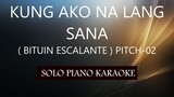 KUNG AKO NA LANG SANA ( BITUIN ESCALANTE ) ( PITCH-02 ) PH KARAOKE PIANO by REQUEST (COVER_CY)