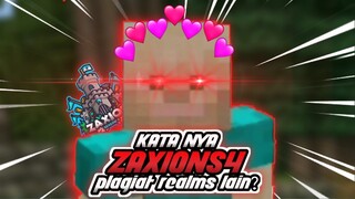 OM BOTAK DENGER KATA NYA ZAXION S4 PLAGIAT!? - MCPE SURVIVAL INDONESIA - ZAXIONSMPS4 #0