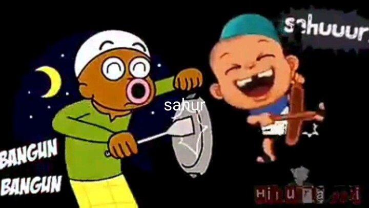 letak kat telingar siapa yang tak nak bangun sahur