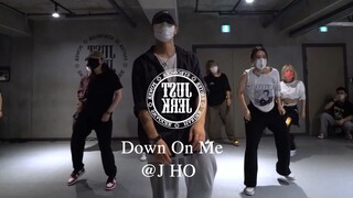J HO Class _ Down On Me - Jeremih Feat. 50 Cent _ @JustJerk Dance Academy mirror