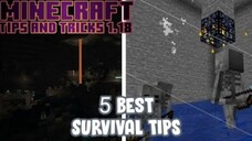 Tips and Tricks Survival 1.18 Minecraft #BstationTalentH