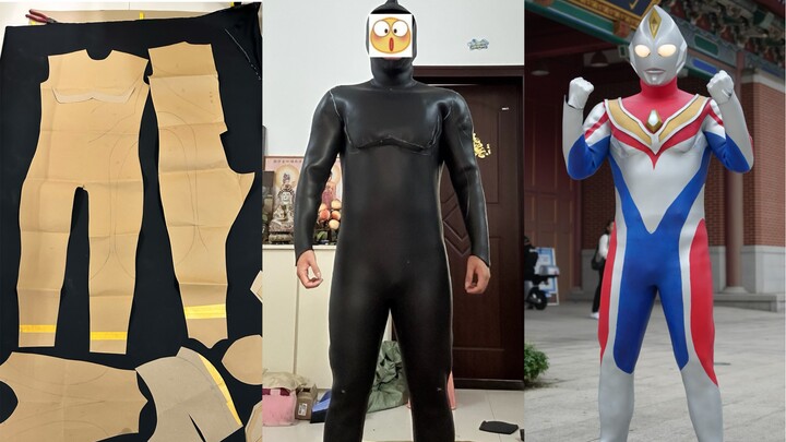 It took two months to fully record the production process of Ultraman Fat Naka/Dyna Ultraman suits. 