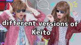 different versions of Keito (ft FANTASTICS members)