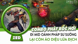 Zed đi mid cực sướng, lừa địch ảo diệu, một combo là bốc hơi | Liên Minh Tốc Chiến - Wild Rift