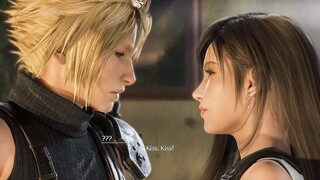 Yuffie eavesdrops on Cloud & Tifa trying to Kiss - Final Fantasy 7 Rebirth
