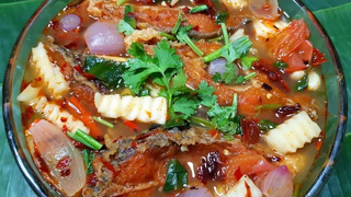 ต้มโคล้งปลานิลทอด รสจัดจ้าน ซดน้ำร้อนๆ คล่องคอ