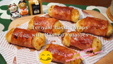 Delicious Teriyaki Mashed Potatoes and Bacon Rolls! With Sauce Tips