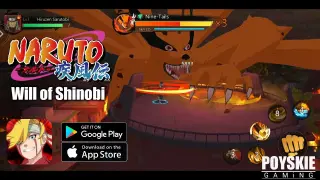 Will of Shinobi Gameplay | Naruto CBT Android/IOS