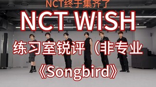 【NCT WISH｜NCT】舞蹈练习室非专业锐评     《Songbird》