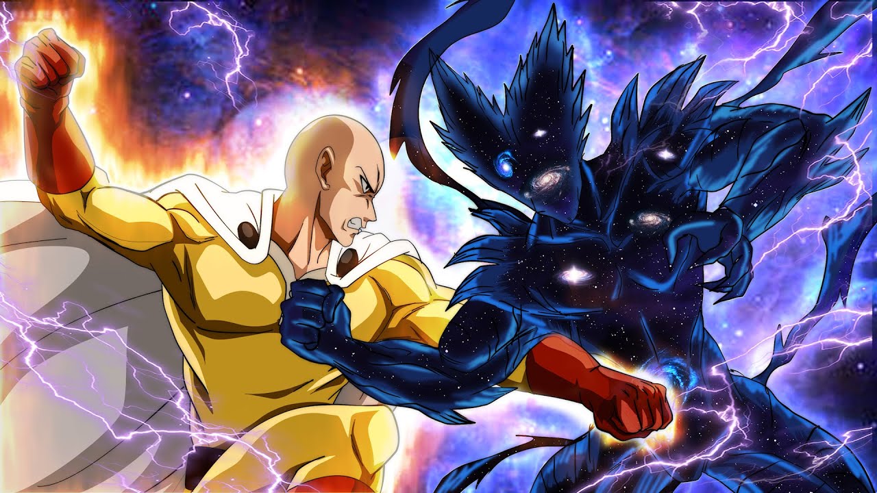 Cosmic Garou vs Saitama - BiliBili