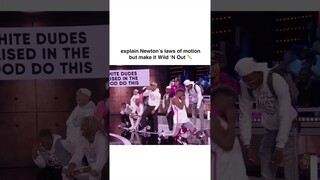 "Every action has an equal and overly exaggerated reaction" - Sir Hitman Holla 🤣 #WildNOut #Shorts