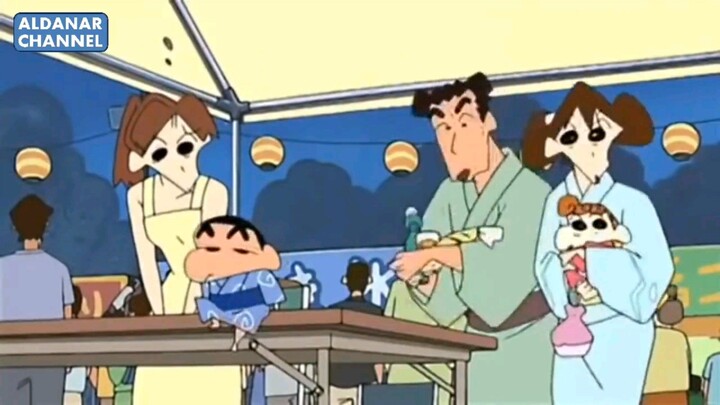 Crayon Shinchan - Menyaksikan Kembang Api Dengan Memakai Yukata (Dub Indo)