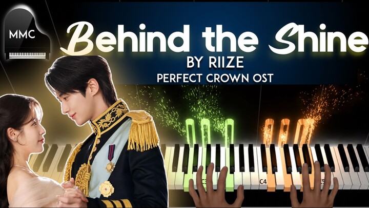 Perfect Crown OST - Behind the Shine by RIIZE piano cover/tutorial + sheet music & lyrics