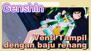 Venti Tampil dengan baju renang