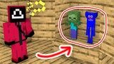 Monster School : Huggy Wuggy, Baby Zombie and Squid Game - Minecraft Animation