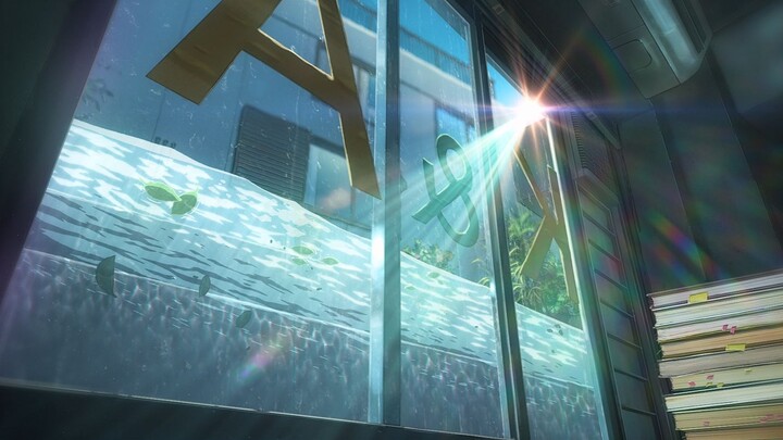” ◣新海诚·4K◥ - 戴上耳机 · 享受一下片刻的宁静吧 ”