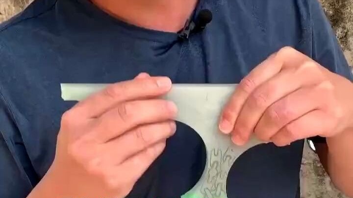 One careless move, and the material is ruined.