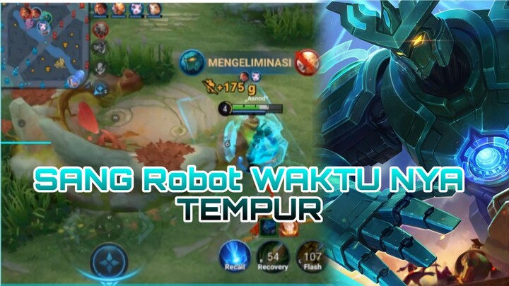 SANG ROBOT WAKTU NYA TEMPUR