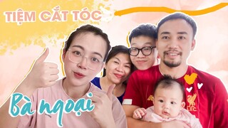 Tiệm cắt tóc tại nhà mùa dịch: Ba Nam lột xác, Kem cắt tóc như con trai 💇💇‍♀️