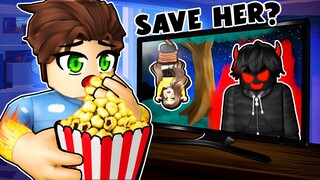 She Got TRAPPED In A Roblox Movie!