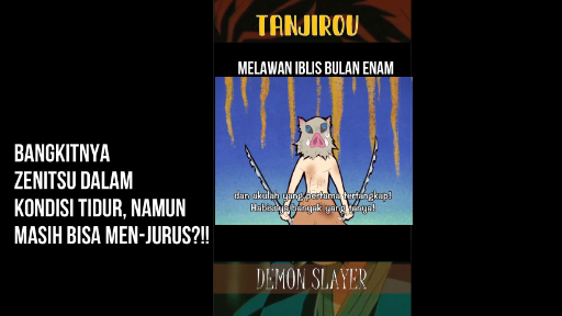 APA SEBAIKNYA TIDUR TERUS AJA, BISA AJA NIH INOSUKE! WKWK