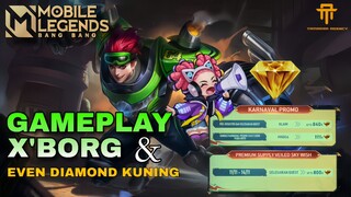 [TA] CARA DAPATKAN 1800+ PROMO DIAMOND TAMBAHAN! QUEST LOGIN | TOKEN GRATIS | GAMEPLAY X'BORG - MLBB