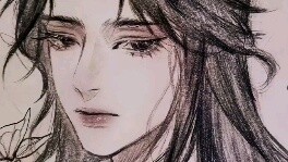 [Hand-drawn] Drawing with mechanical pencil, thank you for your pity