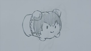 Simple animation, urging Nailin to eat and Xiao Xiangwan (Part 2)