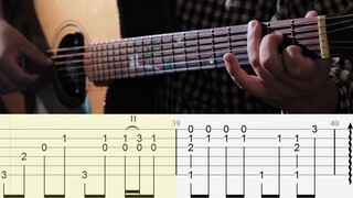 [Fingerstyle Guitar] สุดยอดการกลิ้งคะแนน "ย้อนอดีต" HD ที่แม่นยำและสวยงาม