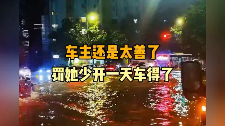 The car owner is really too kind—just fine him for one less day of driving! p